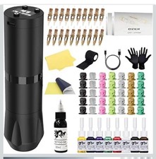 Wireless Tattoo Pen Tattoo Mmachine Kit Gun Kit Ink Cartridge Needle Beginner