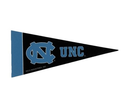North Carolina Tar Heels Mini Pennant 4 x9'' UNC ACC Flag Banner Basketball New