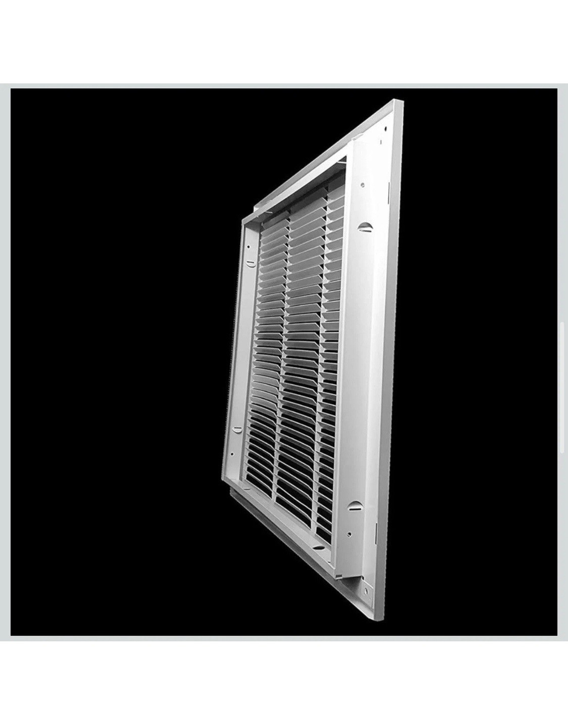 Handua 16x20 Duct Opening Steel Return Air  1” Filter Grille White