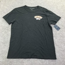 Lucky Brand Shirt Mens Medium Black Aces Over Eights Deadman's Hand Skull Tee