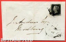 SG. 2. A1 (2). AS5. " HA ". 1d black. Plate 1b. A good used example on co B36033