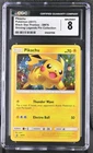 PIKACHU SM76 SHINING LEGENDS PIN COLLECTION POKEMON CGC 8 NM/MINT