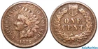 (33169) 1875 Indian Head Penny 1 Cent.