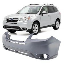 Front Bumper Cover For 2014-2016 Subaru Forester Wfog Light Holes 57704sg001