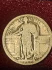 1917 Type-1 Standing Liberty 25c Silver Quarter 90% US