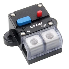 12-42V Circuit Breaker Fuse Holder 300A with Waterproof Cover for Motor Auto ...