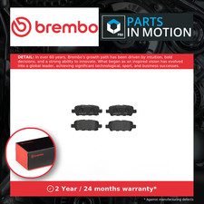 Brake Pads Set fits NISSAN QASHQAI J10 Rear 06 to 13 Brembo 040604BA0B Quality