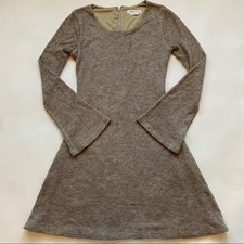 Lovers + Friends Size XXS Bell Sleeve Fully Lined Rib Knit Sweater Dress