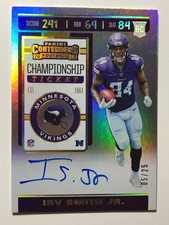 IRV SMITH JR. 2019 PANINI CONTENDERS ROOKIE TICKET 05/25 AUTO RC #132