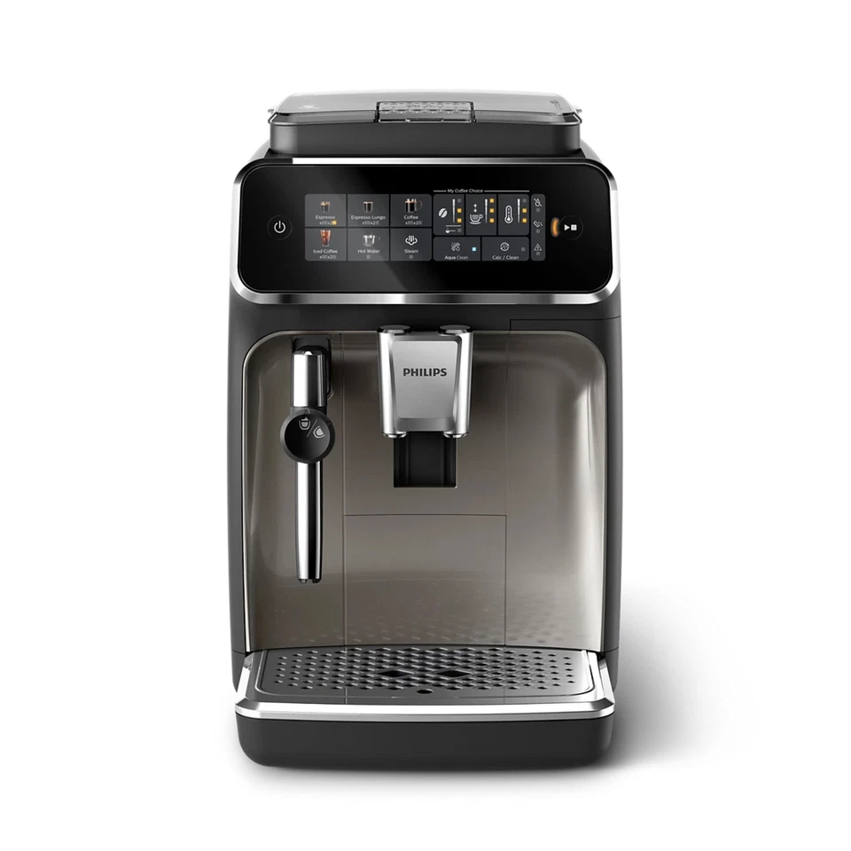 Philips 3300 Series Fully Automatic Espresso Machine, Black Chrome - EP3326/90