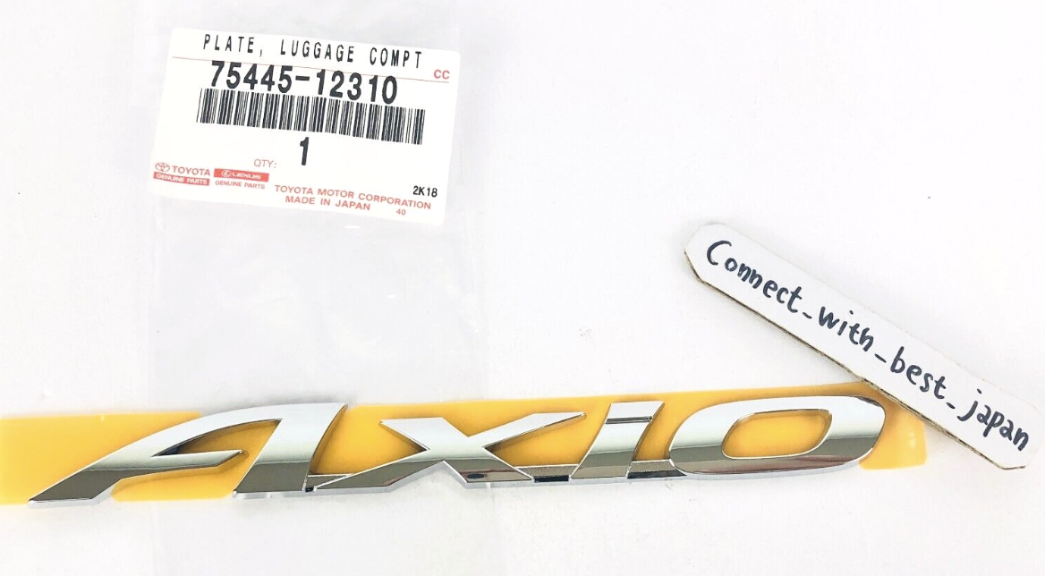 Toyota Genuine COROLLA AXIO E16# Emblem Rear 