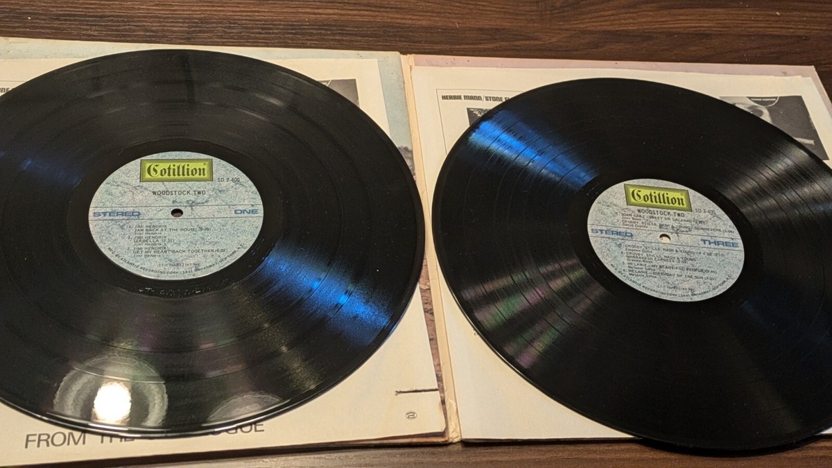米、欧2discs LP Various Woodstock Two RCV1518806 Cotillion /00660 Woodstock Two – 2 x Vinyl (Orange / Green, LP, Album