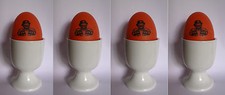 4 Shaker Eggs, Eierrasseln mit Logo der Band ...
