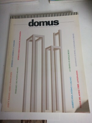 1989 09 DOMUS SETTEMBRE 1989 N.708 K.KÖNIG J.C.AMMANN