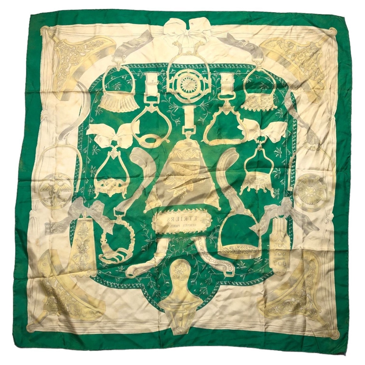 Hermes Scarf silk Carre Approx. 86cm x 86cm vintage items ETRIERS View 2