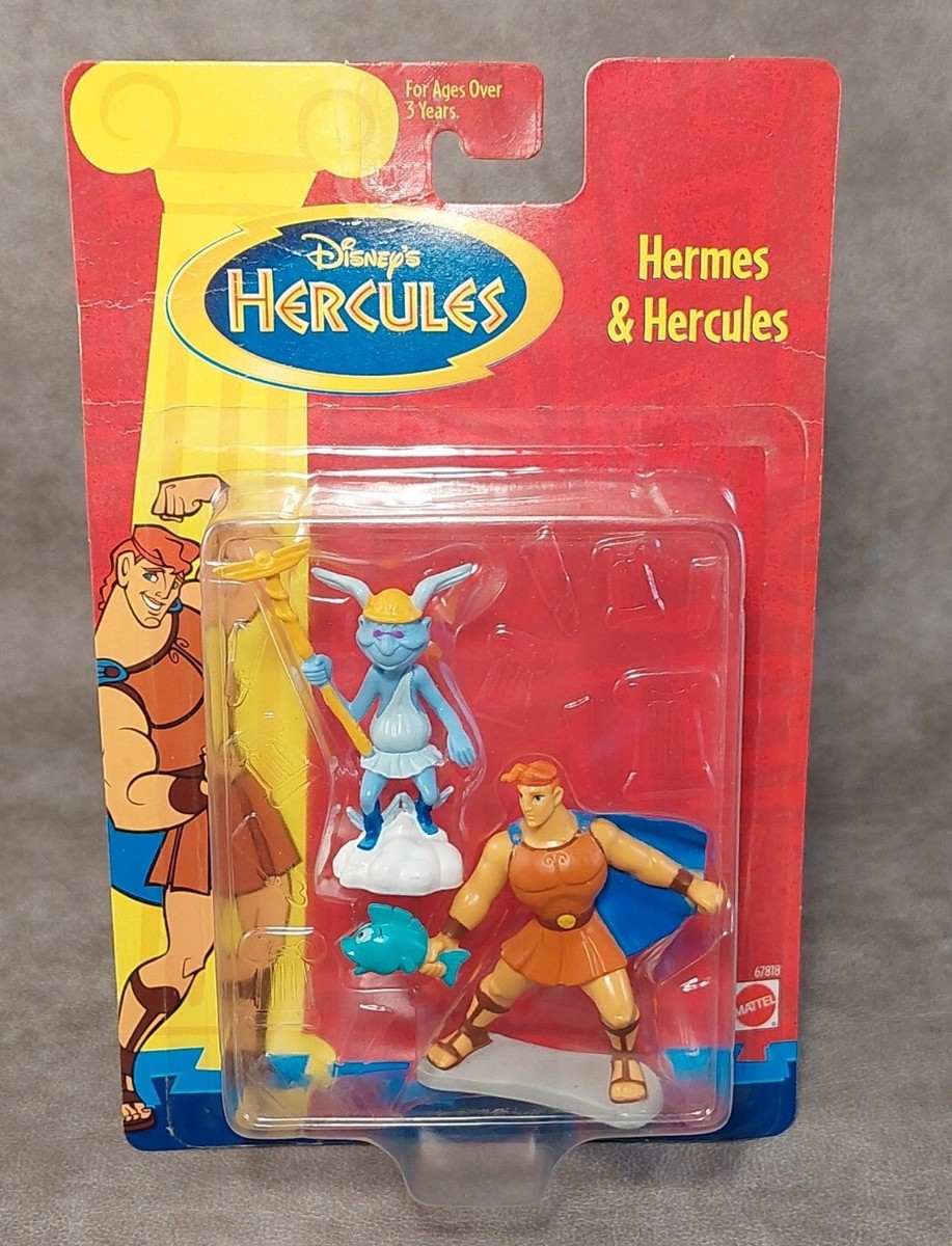 Disney HERCULES vintage フィギュア New Vintage Mattel Disney Hercules Hermes & Hercules PVC