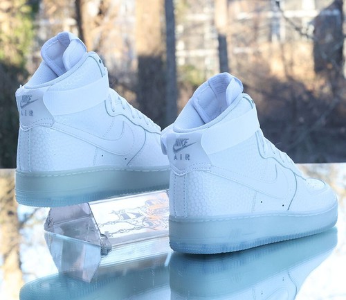 Nike Air Force 1 High Prm Pearl White Women’s Size 8.5 Custom 654440-101 - Picture 10 of 12