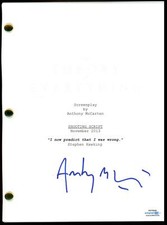 Anthony McCarten "The Theory of Everything" AUTOGRAPH Signed Script Screenplay