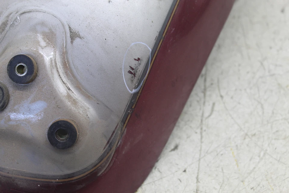 Yamaha Virago 535 1995 OEM rojo guardabarros trasero guardabarros C5D Foto 2 de 4