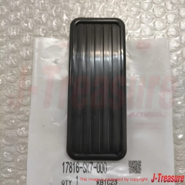 HONDA CIVIC EK9 EJ7 96-00 Genuine Accelerator / Brake / Clutch Pedal Pad Set OEM - Image 4 of 4