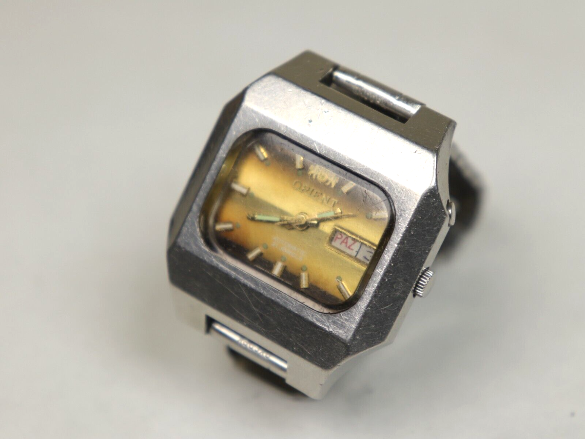 Orient Y469660-4A Automatic 21J 46941 Day/Date Bronze Dial Vintage