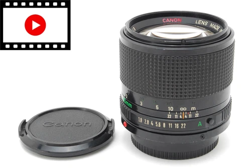 [Near MINT] Canon New FD NFD 85mm f/1.8 Portrait Prime MF Lens w/ cap From JAPAN