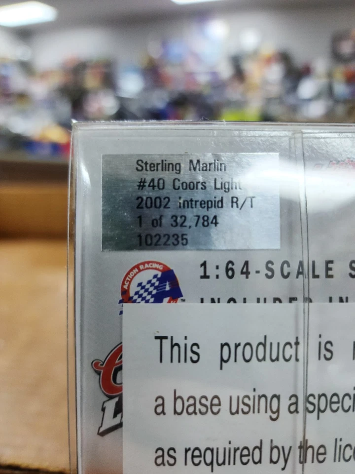 Botella ligera y coche Action 2002 Sterling Marlin Coors Foto 4 de 4