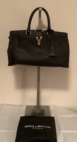 YSL  handbag Authentic NWT  Black Leather Medium