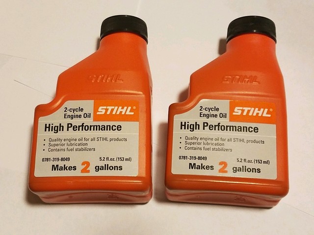 4-pack STIHL Oil Mix 2-cycle Makes 2 Gallons per Bottle High ...