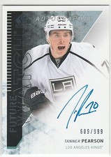 2013 13-14 SP Authentic #267 Tanner Pearson Autograph RC Rookie 