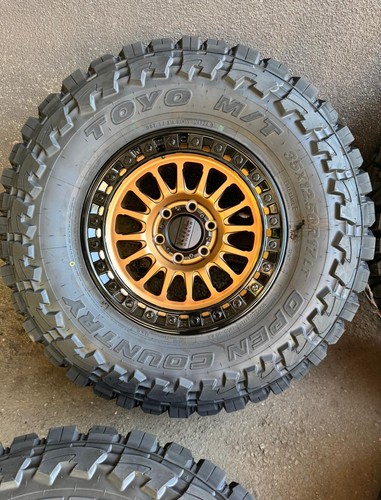 17X8.5 KMC IMS 552 BRONZE WHEELS RIMS 35x12.50R17 Toyo Open Country MT 6X139.7 - Picture 7 of 7