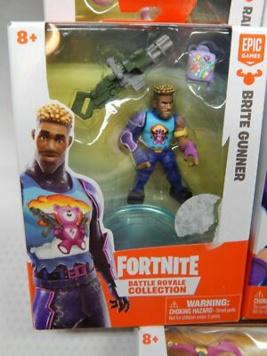 Fortnite Battle Royale 2'' Mini Figures & Accessories & Stand BRITE GUNNER