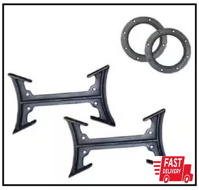 Heavy-duty Cast Iron Barrel Adapter Kit for a Double Barrel Camp Stove