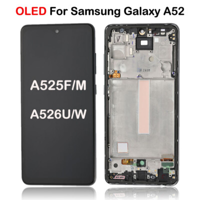 OLED For Samsung Galaxy A52 5G A525F/A526U LCD Display Screen Replacement Black
