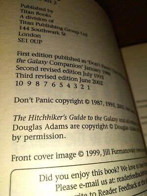 Don't Panic: Douglas Adams & The by Gaiman, Neil