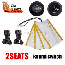 Universal Round Switch Seat Heaterheated Seat Kit4 Pads For 2 Seats 1 2v Universal Round Switch Seat Heaterheated Seat Kit4 Pads For 2 Seats 1 2v