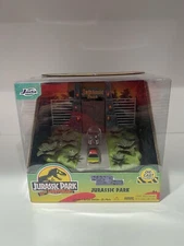 Jada Jurassic Park Diorama Set 30th Anniversary Nano Scene Diecast 1:65 NIB