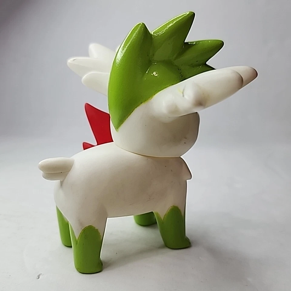 Boneco de vinil 2008 Pokemon Finger Puppet 2.5" Shaymin Nintendo Bandai - Imagem 2 de 3