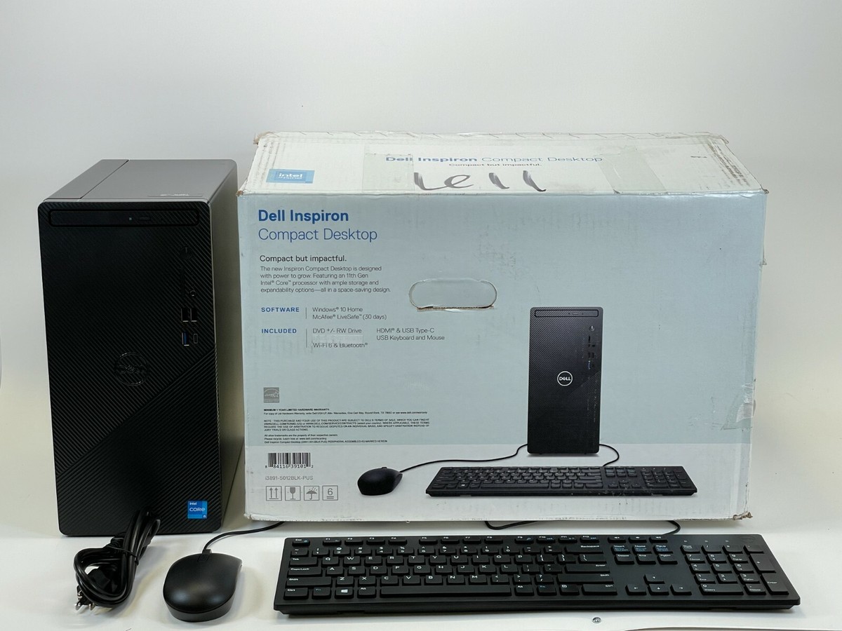 Dell Inspiron 3891 Desktop PC Intel Core i5-11400 12GB RAM Dell Inspiron 3891 Desktop PC Intel Core i5-11400 12GB RAM