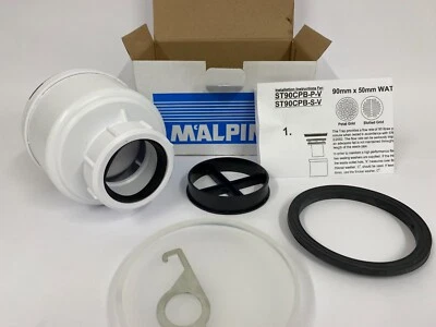 McAlpine ST90CPB-S-V 90mm Vertical Shower Trap Chrome Plated Brass Slotted