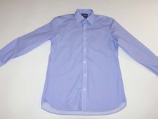 Bonobos Men's Wrinkle Free Slim Fit Dress Shirt 16 - 34 Long Sleeves Blue White