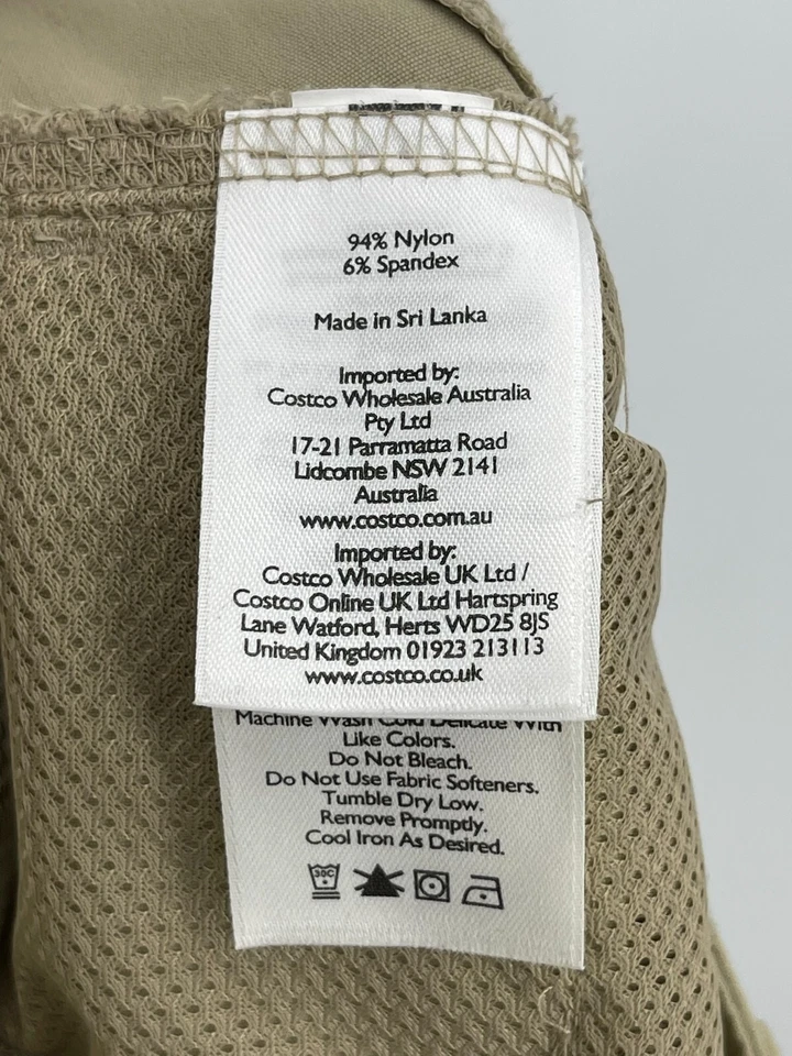 Pantalones Eddie Bauer para mujer 8 marrón tostado recortados cargo aire libre informales Foto 4 de 4