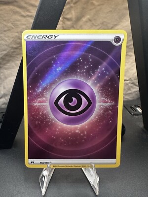 Psychic Energy 156/159 Crown Zenith Holo RARE Pokemon Card NM