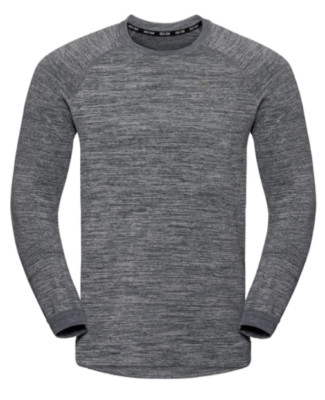 Herren Midlayer Oberteil Odlo Größe Small Millenium Yakwarm Grau Langarm