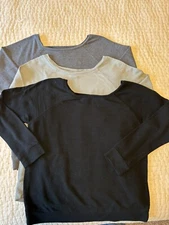 Essentials By Full Tilt Medium M Lot Of 3 Long Sleeve Sweater Pullover