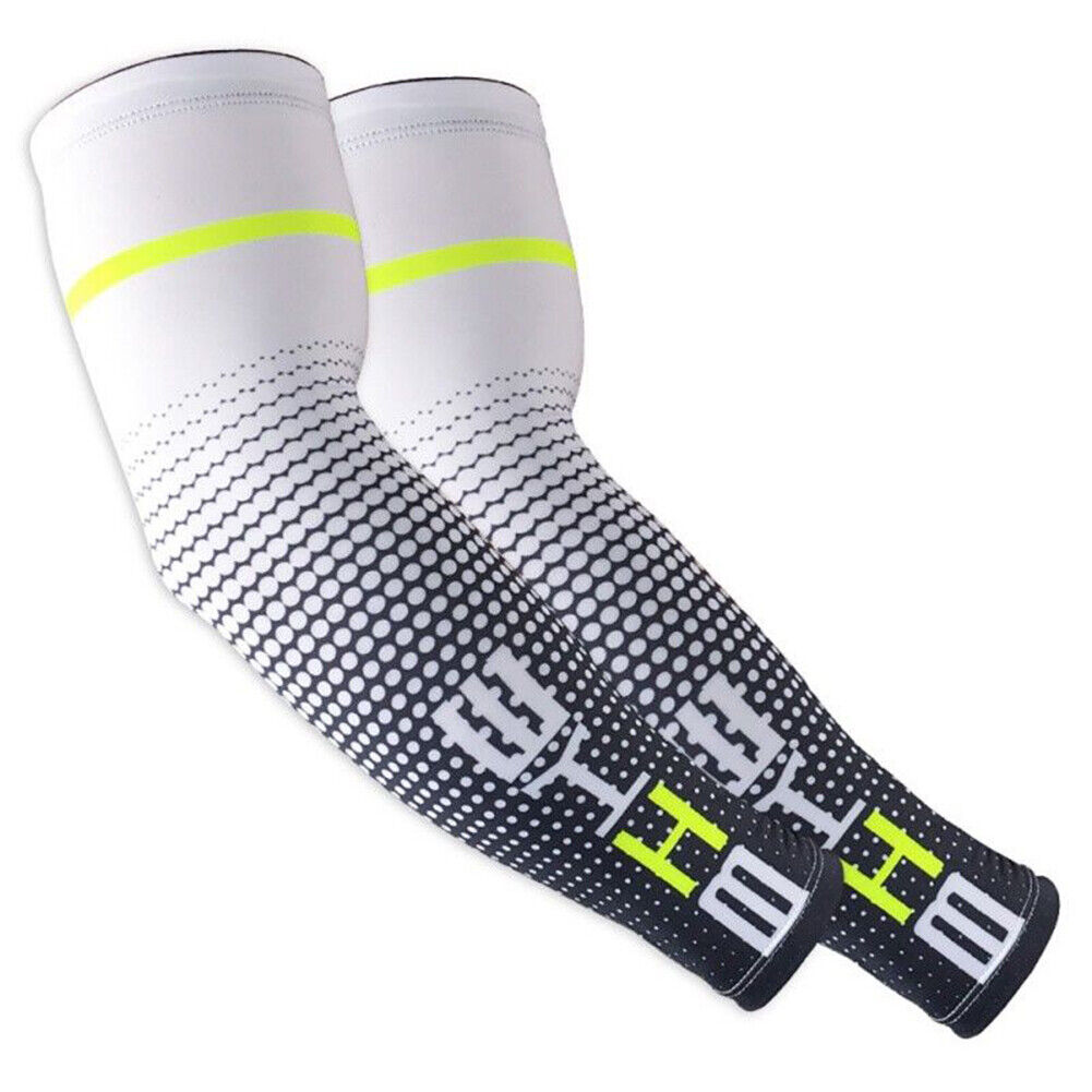 1pair Arm Sleeves Summer Cooling UV Protection Sports Golf Basketball ...