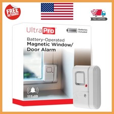 120dB Wireless Window  Door Alarm - Battery Powered Home Security Solution