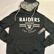 Las Vegas Raiders Pullover Hoodie NFL Team Apparel Men's Size Medium New/Tags