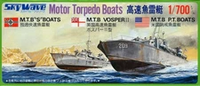 Pit-Road SW02 WWII Motor Torpedo Boats 1/700 Scale Plastic Model Kit