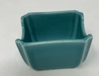Fiesta Sweetener Sugar Packet Holder Caddy Turquoise Blue  3" x 3"